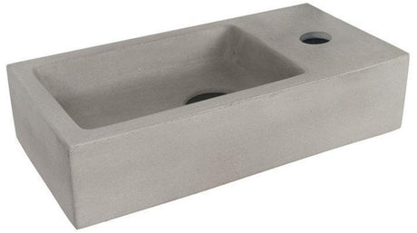 Differnz hura fontein - 38x18x9cm - rechthoek - 1 kraangat - beton - grijs