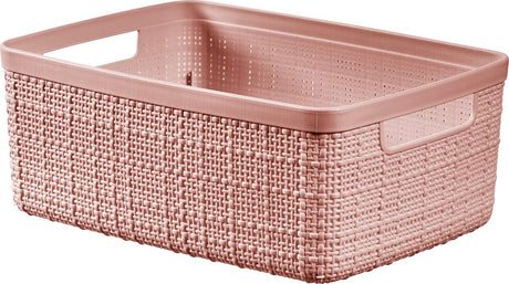 Curver Jute-Aufbewahrungskorb S 5l Rose Dawn | 3 Stück