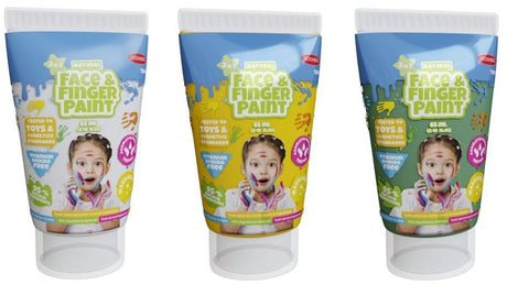 Natürliche Fingerfarbe für das Gesicht Natürliche Fingerfarbe für das Gesicht – All-in-One-Set – 5er-Pack