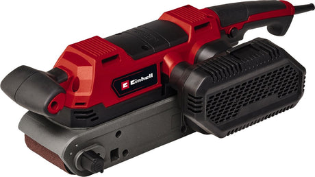 Einhell Elektro-Bandschleifer te-bs 850 e – 850 W – 200–400 t min – Schleiffläche: 140 x 75 mm – Bandgröße: 533 x 75 mm – inkl. Staubsammler und 3x Schleifband (K80)