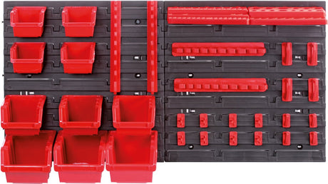 Kistenberg Orderline - Werkzeugwand - schwarz - 80x40 cm - 2 Stück