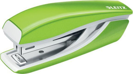 Leitz Wow Mini-Hefter – 10 Blatt Kapazität – inklusive Heftklammern – für Büro- und Heimarbeit – ideal für das Heimbüro – grün
