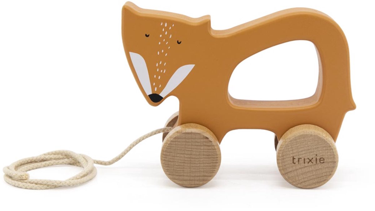 Trixie Nachziehspielzeug aus Holz - Mr. Fox