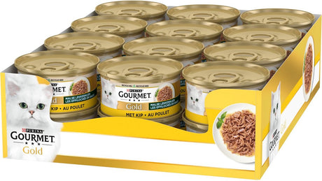 Gourmet Gold Tender Treats – Katzenfutter Nassfutter – Huhn – 24 x 85 g