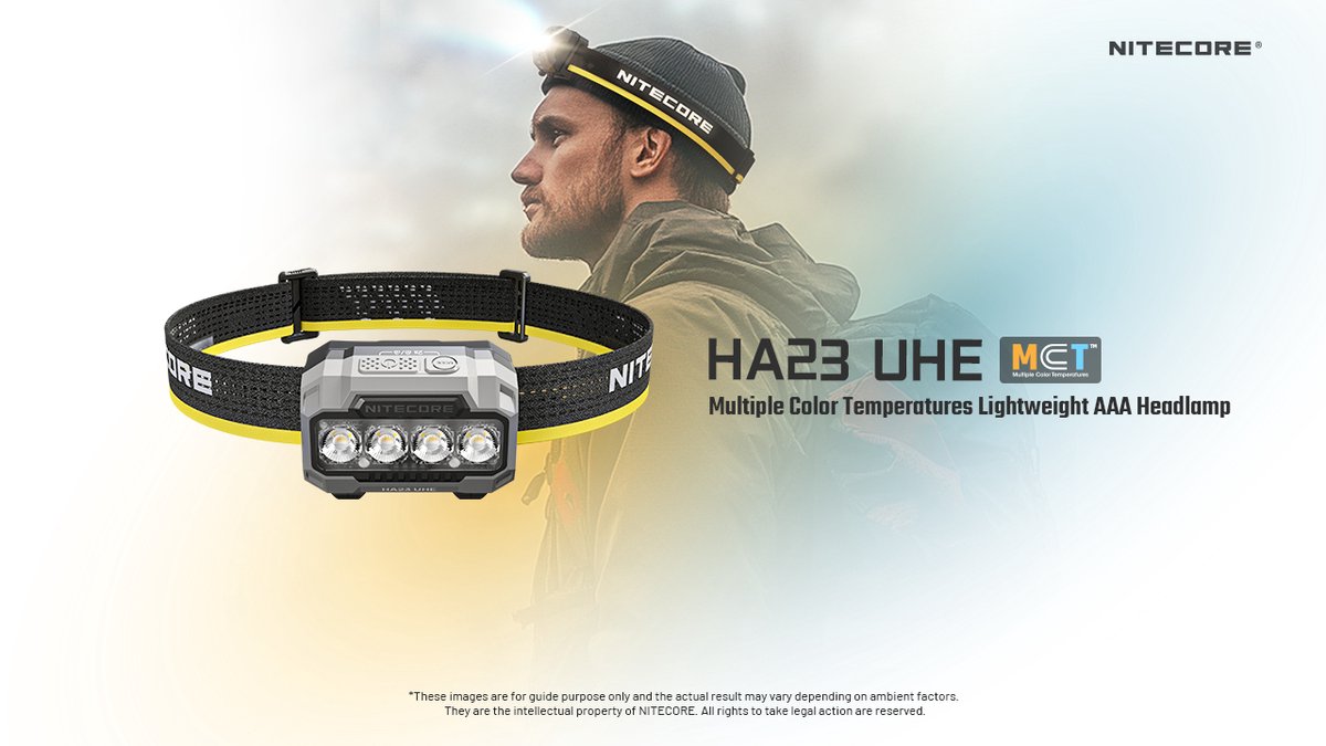 Nitecore ha23 uhe Stirnlampe Myrtengrün