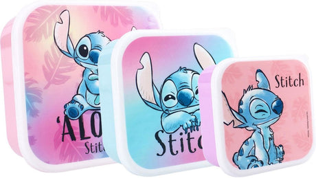 Vadobag Lilo Stitch Snackbox und Obstbox grün – 3in1