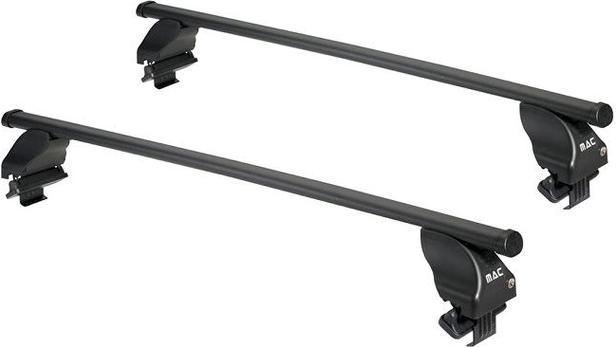Twinny load dakdragerset s25 – stalen dakdragers – pasklaar - afsluitbaar – tüv-gs goedgekeurd - maximaal draagvermogen 50 kg
