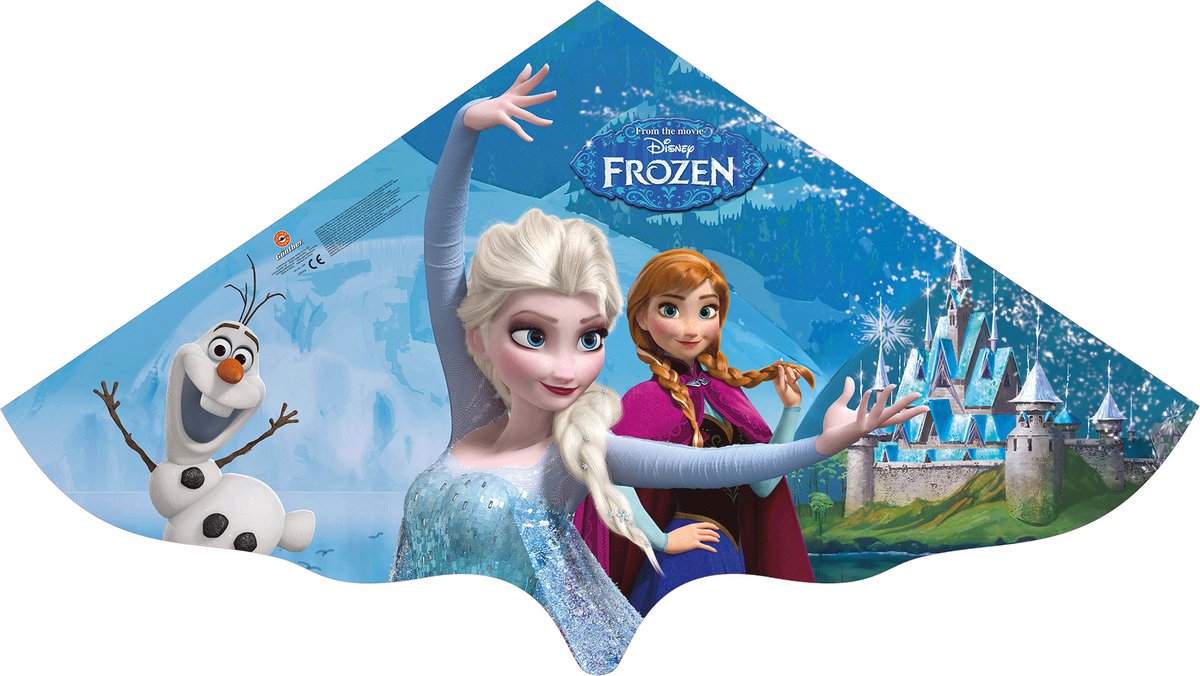 Disney kindervlieger van frozen - 115 x 63 cm - speelgoed - strand