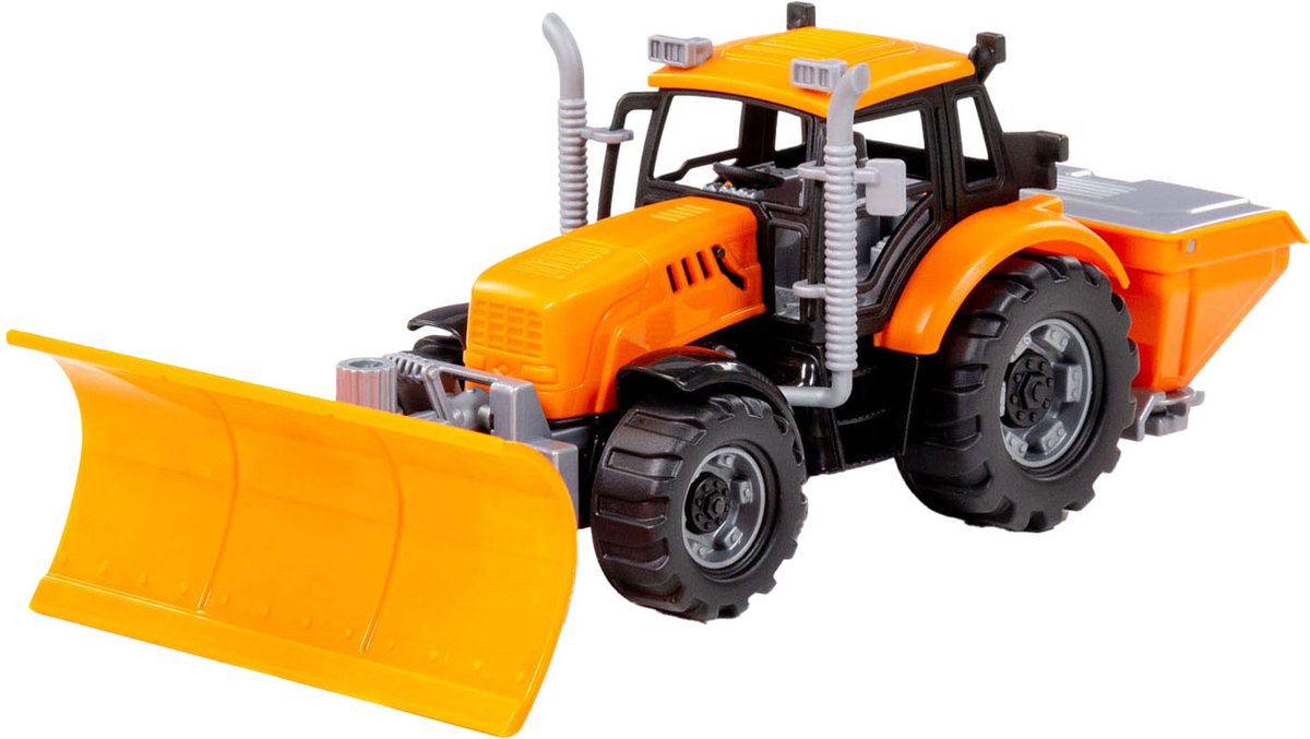 Cavallino -Traktor mit Schneeteam Yellow, Skala 1:32