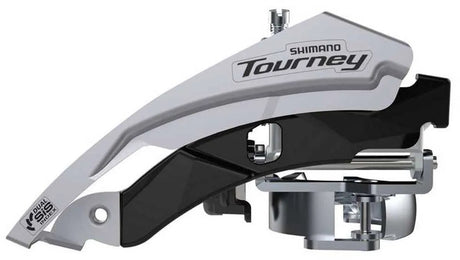 Shimano Tourney FD-TY601-L6 Umwerfer 3x6 7 8-Gang – Top Swing, Dual Pull, 34,9 31,8 mm