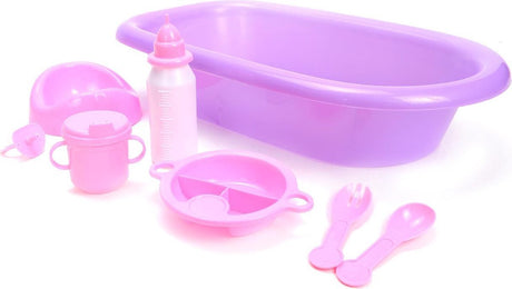 Baby-Rose-Babybadewanne mit Zubehör