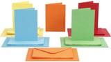 Creativ Firmenkarten-Umschläge, mehrfarbig, 10,5 x 15 cm, 50 Sets