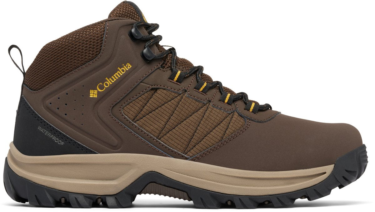 Columbia Transversal™ Hike wasserdichte Herren-Wanderstiefel – Cordovan, Goldgelb
