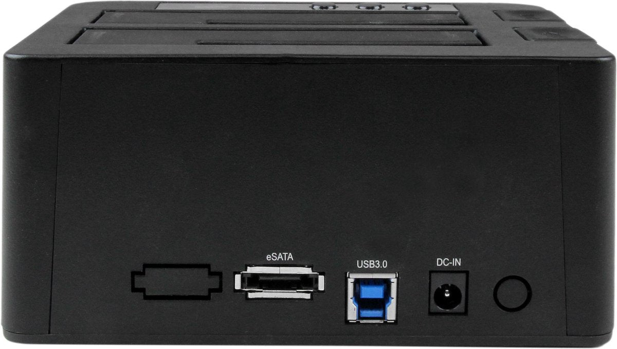 Startech ESATA Hard Drive Duplicator Dock – USB 3.0 HDD Cloner – SATA III 6 GBP S – Schwarz