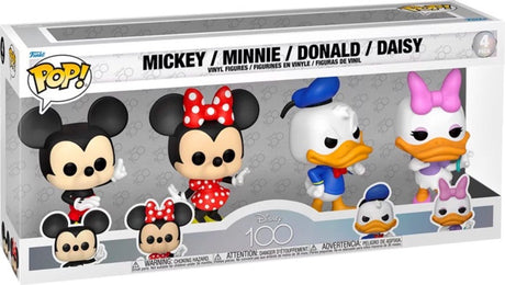 Funko Pop 4er-Pack: Mickey Minnie Donald Daisy – Pop