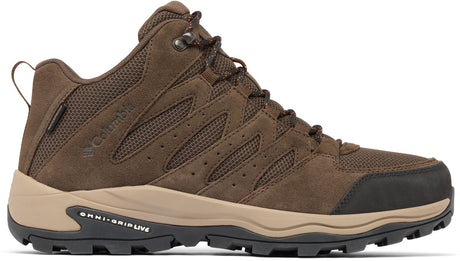 Columbia Redmond™ IV Mid wasserdichte Herren-Wanderstiefel – Cordovan, spritziges Orange