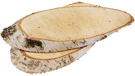Creativ Company Holzscheiben, Stärke 15 mm, ca. 9x15 cm, 7 Stück 1 Karton