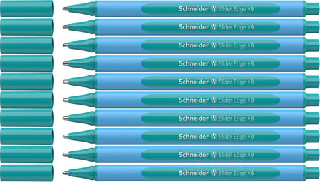 Schneider Schreibgeräte Schneider Kugelschreiber – Gleitkante Pastell – XB – Pastell Ocean – 10 Stück – S-152234-10