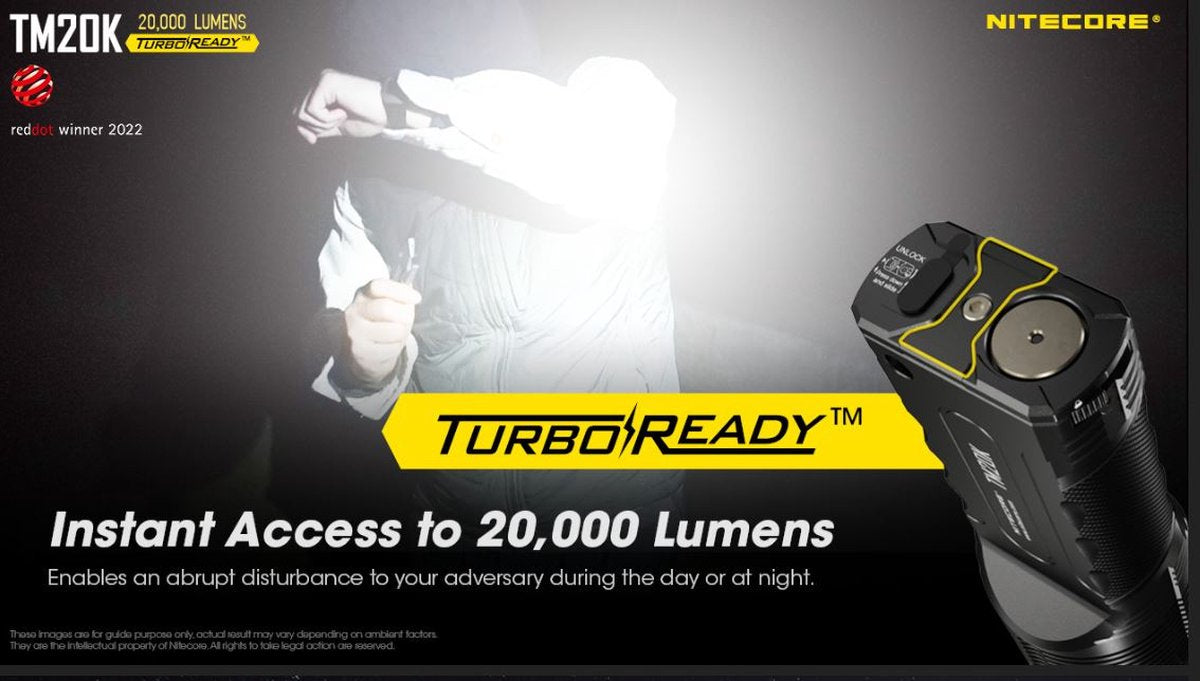Nitecore tm20k taktische Taschenlampe wiederaufladbar