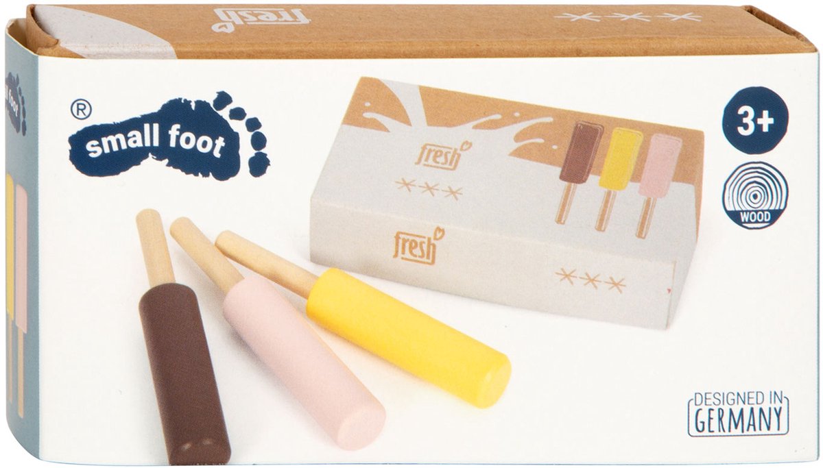 Small Foot - Eiswürfel aus Holz, 3 Stück.