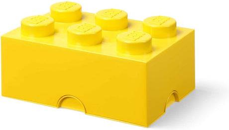 Lego - Aufbewahrungsbox Ziegel 6 - Nylon - Gelb