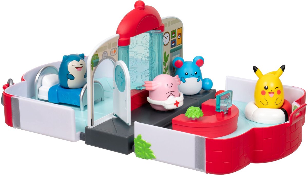 Jazwares Squish-a-Longs – mittleres Spielset (Pokemon Center)