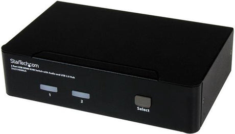 Startech.com 2-Port-USB-HDMI-KVM-Switch mit Audio und USB 2.0-Hub