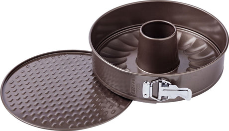 Pyrex - Asimetria 2 in 1 Feder- und Turbandose ø 26 cm - Braun - Kohlenstoffstahl