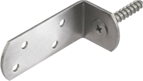 Merkloos sans marque l-steun met schroef rvs 75x35x30 (4 stuks)