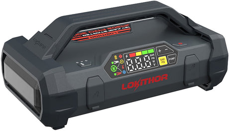 Lokithor Starthilfe ja302 pro – 3000a 12 V – Luftkompressor – Powerbank – LED-Taschenlampe