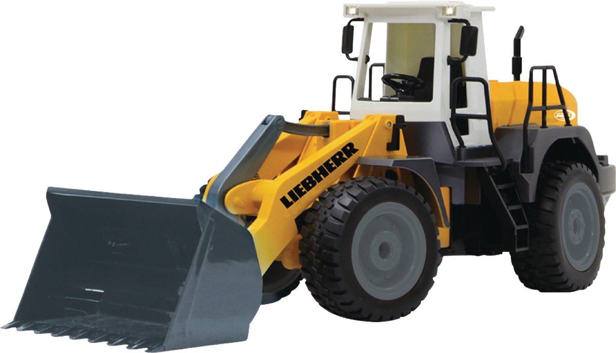 Jamara RC-Fahrzeug – 405007 RC-Radlader Liebherr 564 RC-Modell Fertigmodell – 1:20