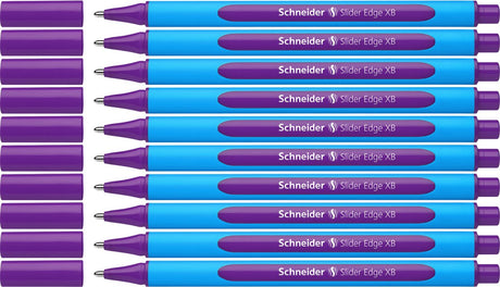 Schneider Schreibgeräte Schneider Kugelschreiber – Schiebekante – XB – Lila – 10 Stück – S-152208-10