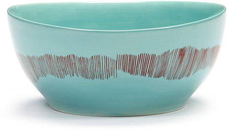 Serax - Ottolenghi Festmahl - Schüssel S - Azurblau Rot - 16 ø - 4 Stück
