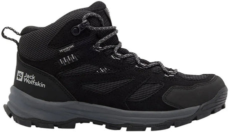 Jack Wolfskin Vojo Tour Texapore Mid Wanderschuhe schwarz EU 33 Jungen, Mädchen