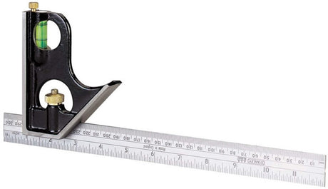 Stanley 0-46-151 Serie – Universal-Winkelmessgerät – 300 mm – libella – Gusseisengehäuse