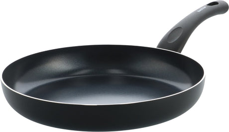 Kochstar Essenz schwarze Keramik-Bratpfanne – 28 cm – PFAS-frei – Induktionsbratpfanne – Induktionspfanne – Keramik-Antihaftbeschichtung – Kühlgriff – ofenfest bis 130 °C – Schwarz