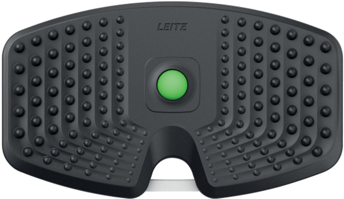Leitz Ergo Active Balance Board – Balance Board – ergonomisches Wackelbrett – mit Massageball – dunkelgrau