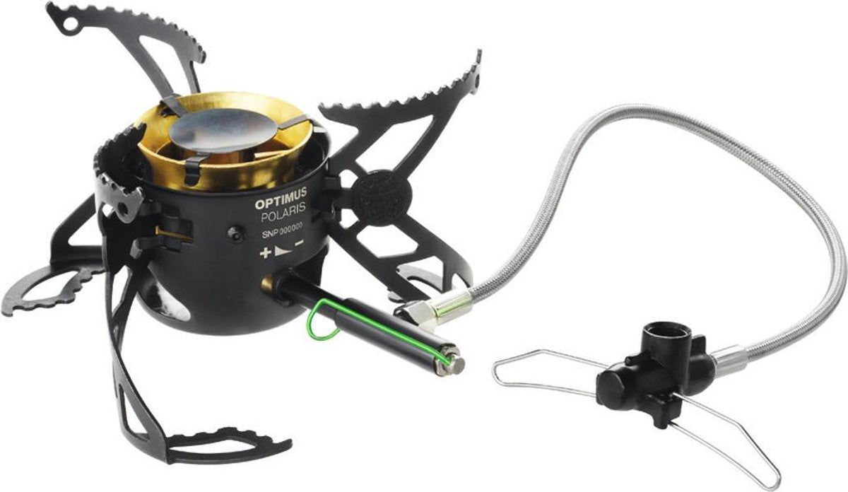 Optimus und Optimus Polaris OptiFuel – Benzin-Gasbrenner – Edelstahl – Schwarz