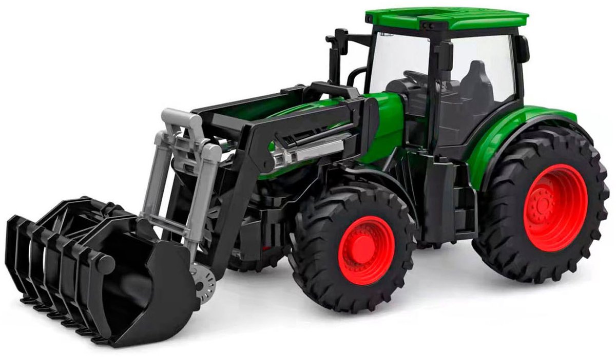 Kids Globe RC Traktor mit Frontlader - Grün