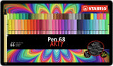 Stabilo Pen 68 Arty Metall Box Filz -Tip Stifte, 66st.
