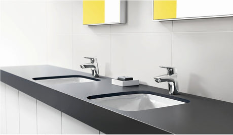 Hansgrohe Logis – Waschtisch-Mischbatterie – Einhebelbedienung – ohne Ablaufgarnitur – 70 mm – Chrom