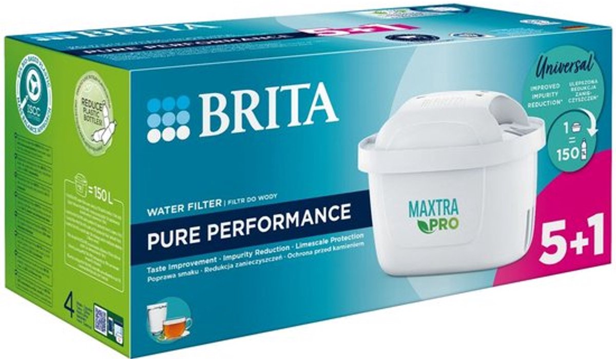 Brita Maxtra Pro Pure Performance Wasserfilterkartuschen – 6 Stück