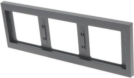 Berker k1 Einbau-Abdeckrahmen 3-fach horizontal anthrazit
