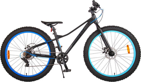 Volare Gradient Kinderfahrrad – Jungen – 26 Zoll – Schwarz Blau – 7 Gänge – Prime Collection