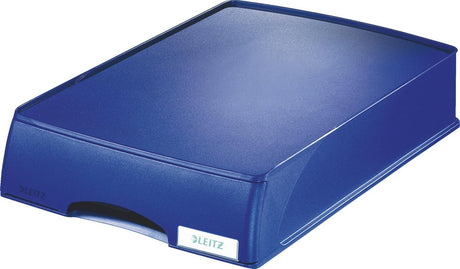 Leitz plus brievenbak met lade - blauw