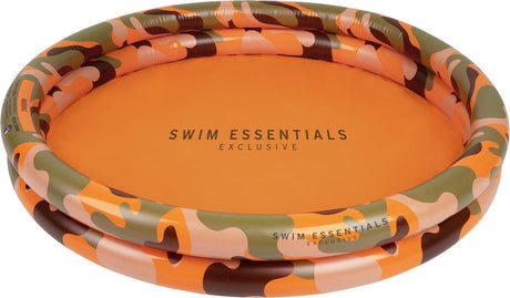 Sans Marque Swim Essentials ohne Marke – Schwimmbad – 100 cm – Tarnung – Orangegrün