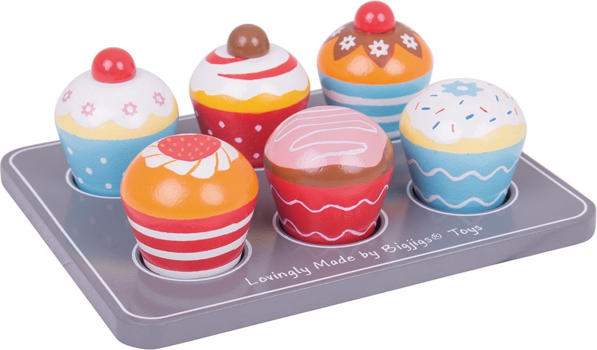Bigjigs Muffin-Set aus Holz