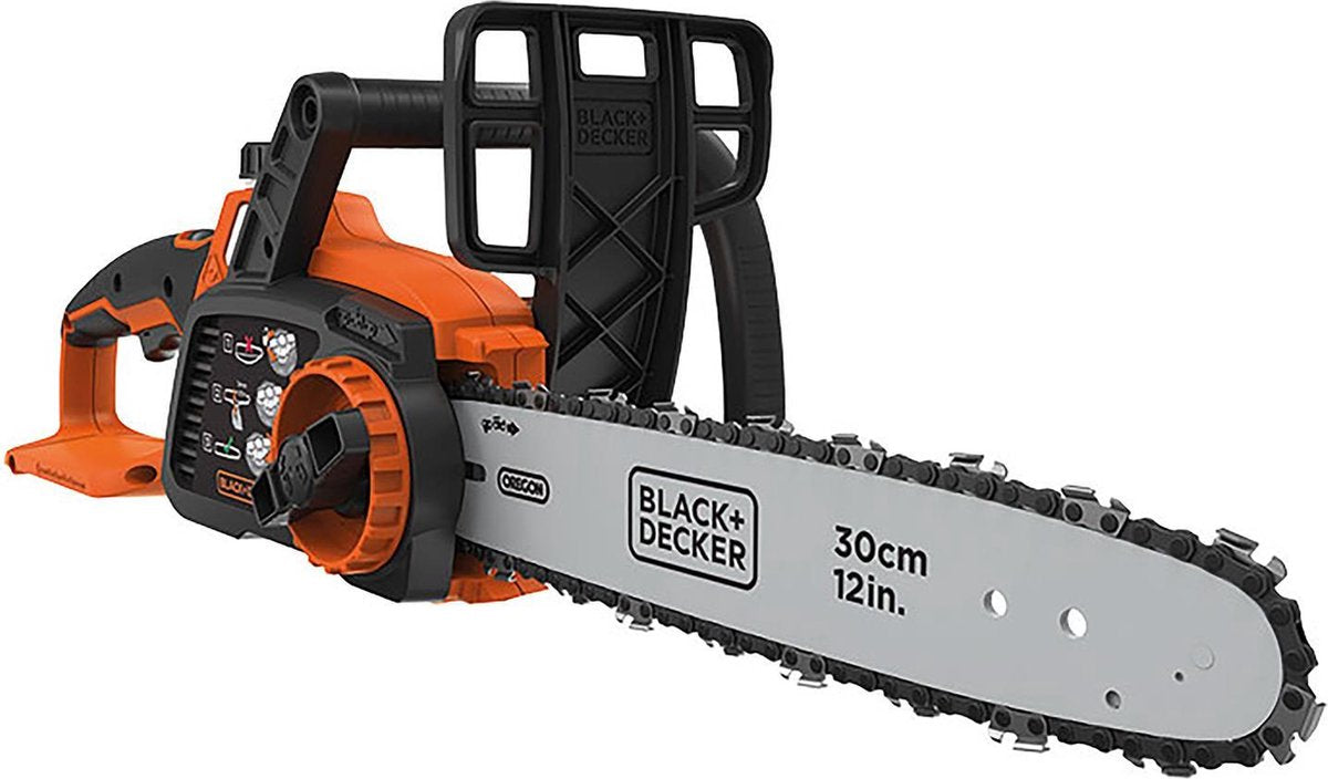 Black+Decker 36 V 30 cm Kettensäge ohne Akku und Ladegerät – gkc3630lb-xj