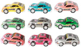 Turbo Racers Mini-Rallye-Rückziehautos, 9-tlg.