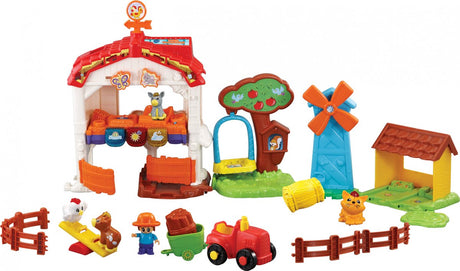 Vtech Whiz Whiz Animals Happy Animal Farm – Geschenk – Spielfiguren-Set – Spielzeug mit Liedern und Reaktionen – 1 bis 5 Jahre